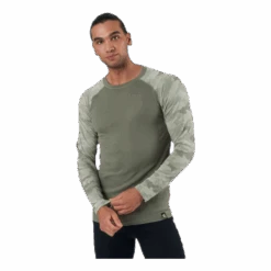 Bula Camo Merino Wool Crew Beige