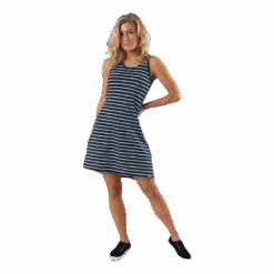 Pasadena Dress Blue/White