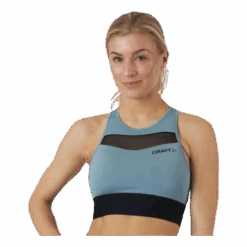 Craft Charge Cropped Mesh Singlet Grey