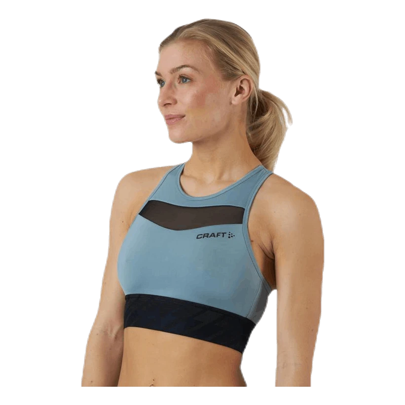 Craft Charge Cropped Mesh Singlet Grey - Image 2