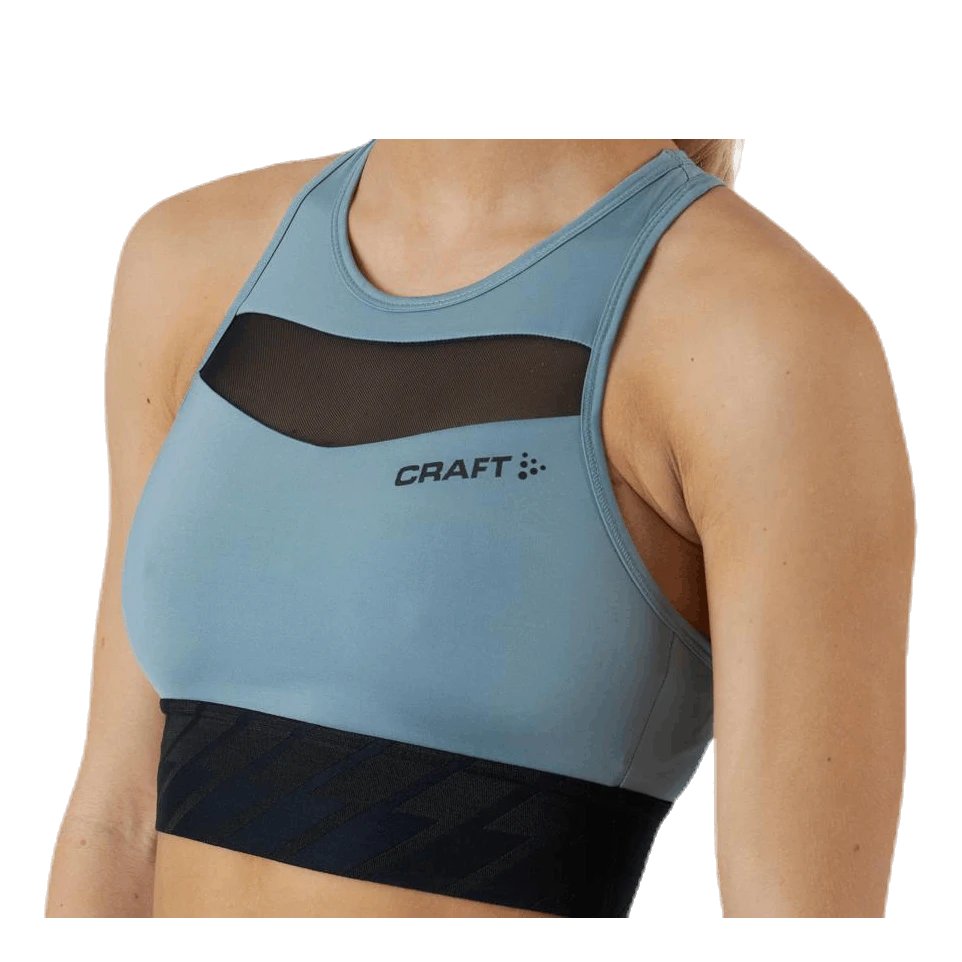Craft Charge Cropped Mesh Singlet Grey - Image 4