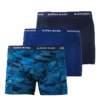 BJØRN BORG Shadeline Shorts 3-Pack Blue/Patterned/Black