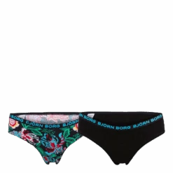 BJØRN BORG Hipster Strong Flower Junior 2-Pack Black