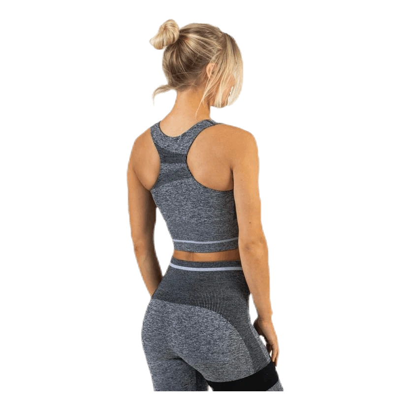 Halley Seamless Bra Black/Grey - Image 9