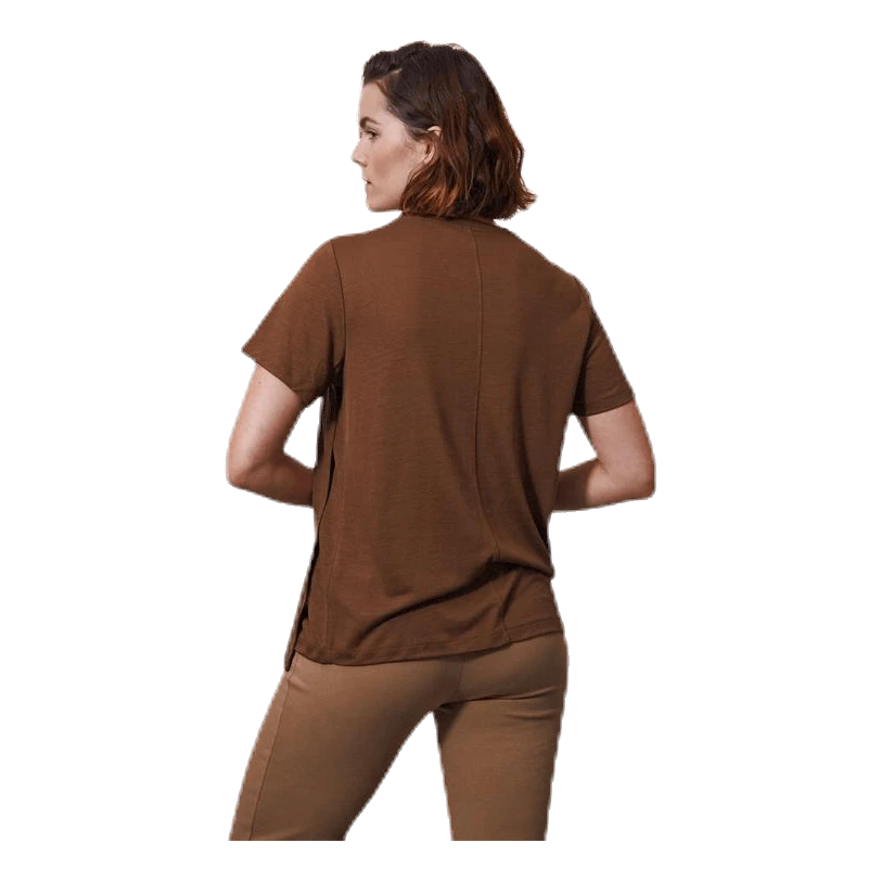 Boob The-Shirt V-neck Brown - Image 2