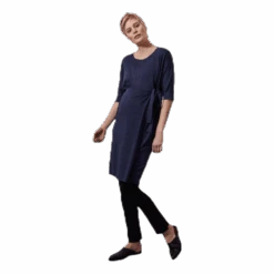 Boob Wonton Dress Blue