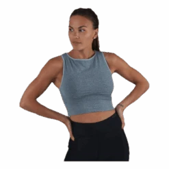 Rib Seamless Top Grey