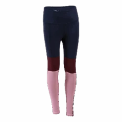 Color Block Jr Tights Blue/Pink