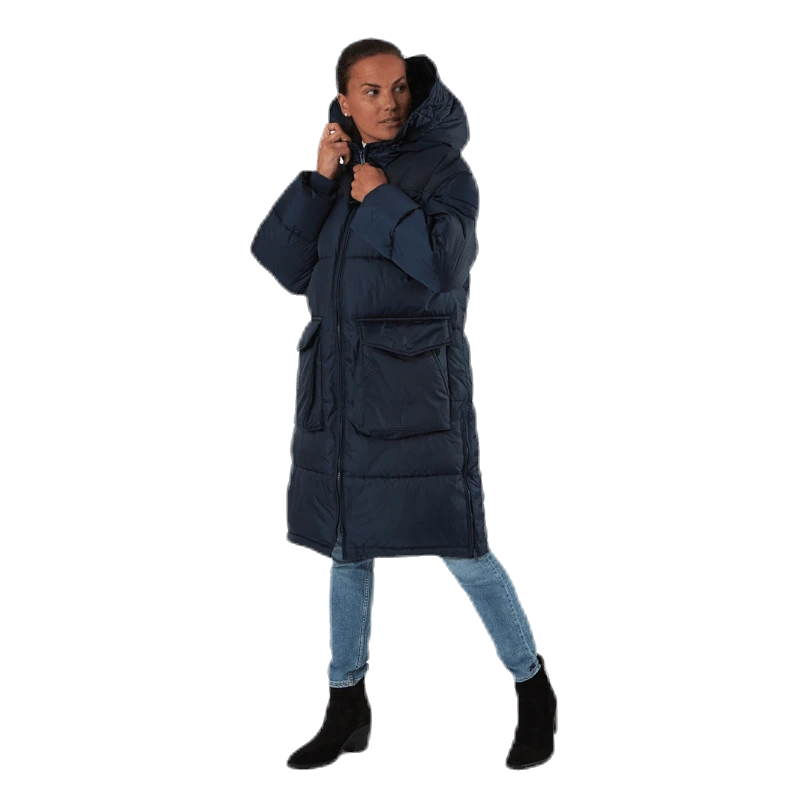 Comfy Puffer Coat Blue - Image 4