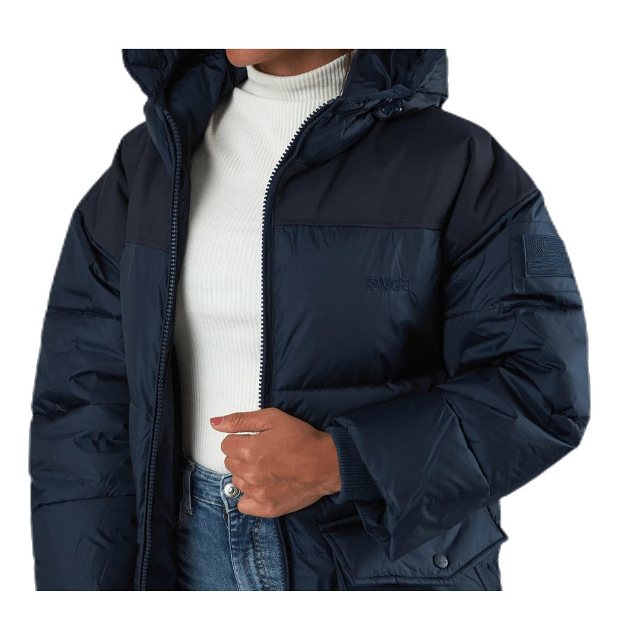Comfy Puffer Coat Blue - Image 6