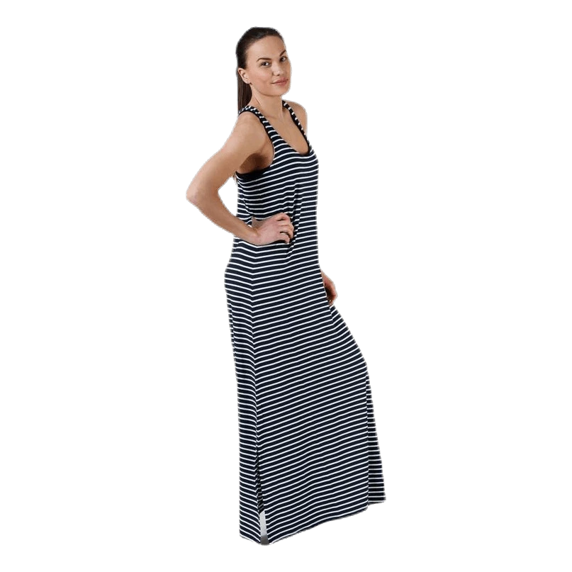 Tenson Lynnet Dress Blue/White - Image 4