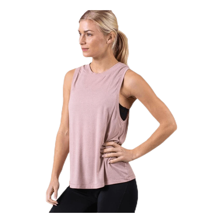 Filippa K Rib Layer Tank Pink - Image 2