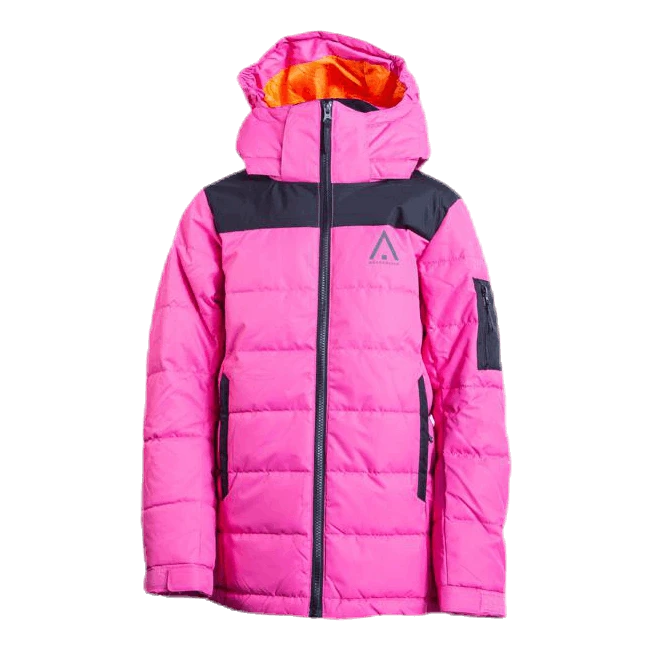 ColourWear Polar Youth Puff Jacket Pink/Black
