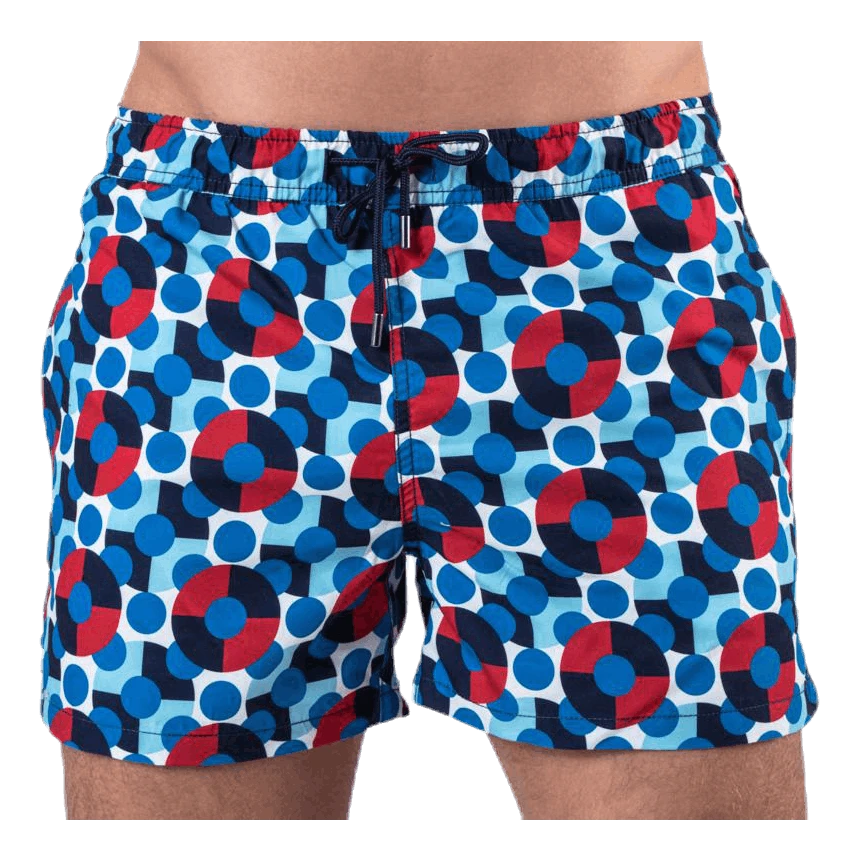 Happy Socks Illusion Dot Swim Shorts Blue - Image 4