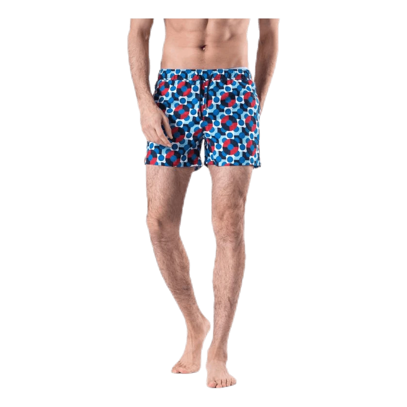 Happy Socks Illusion Dot Swim Shorts Blue - Image 5