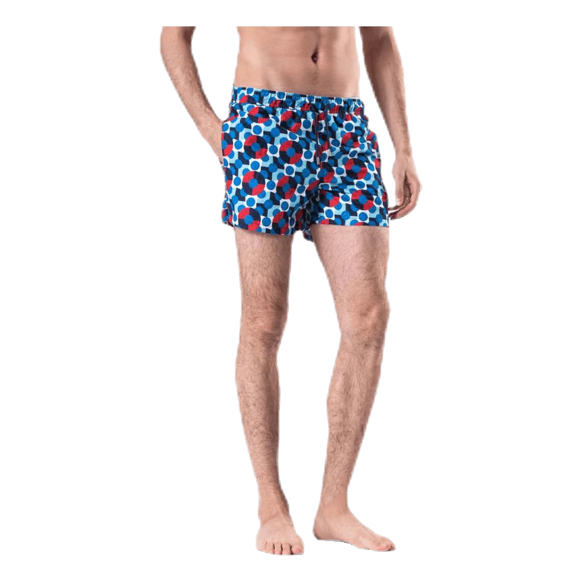 Happy Socks Illusion Dot Swim Shorts Blue - Image 9