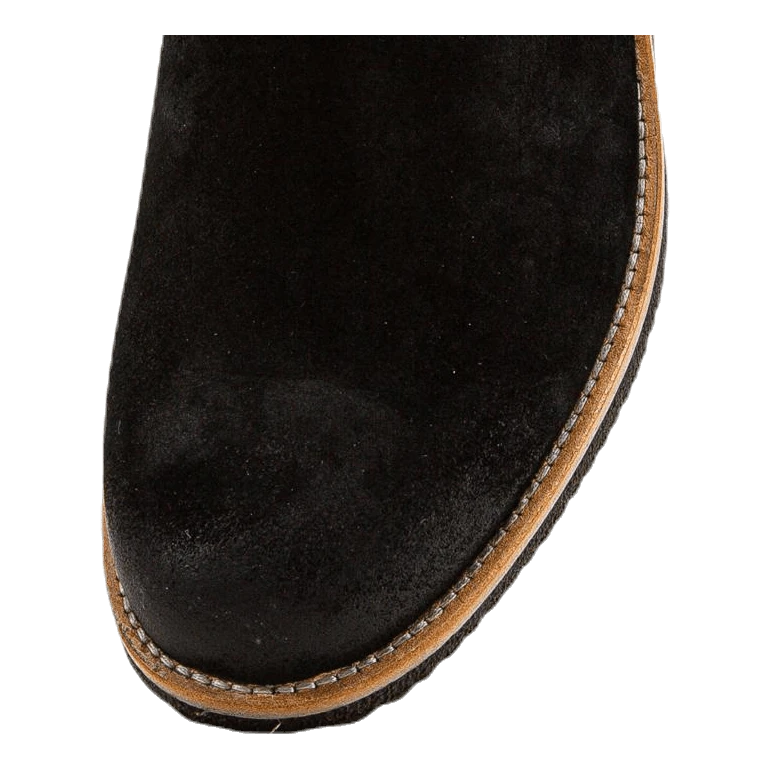 Sneaky Steve Torpid Suede Shoe Black - Image 7