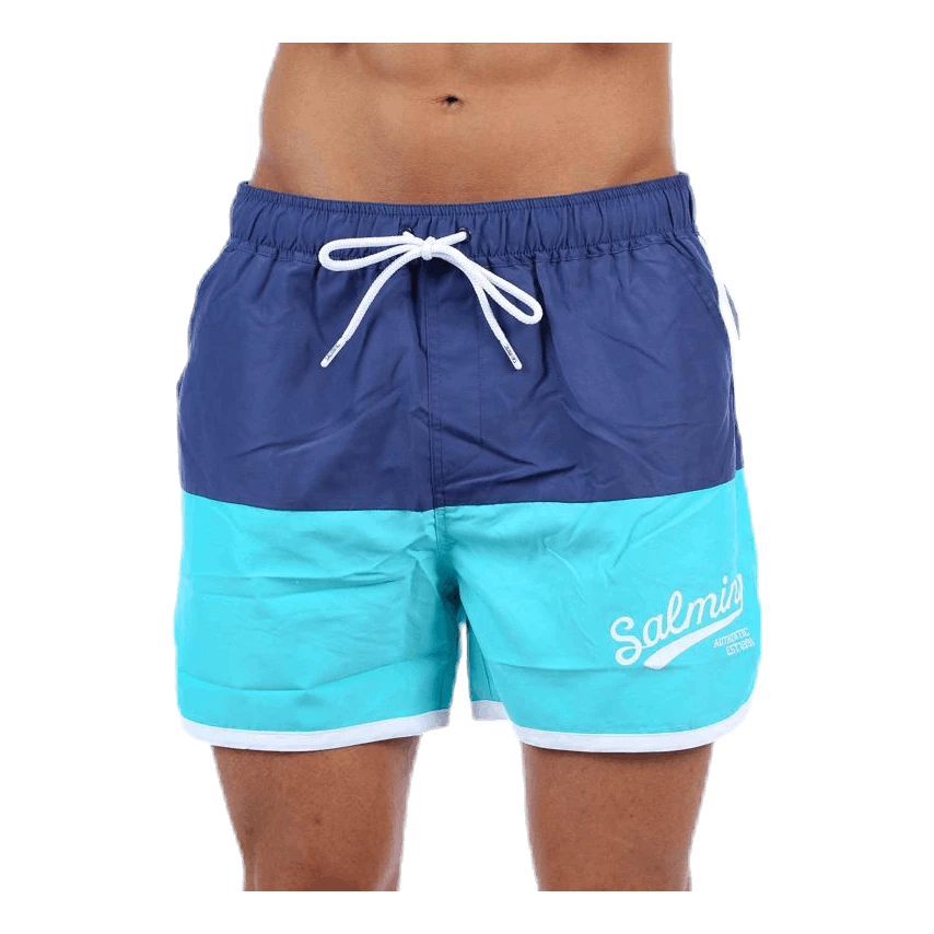 SALMING Cooper Original Swimshorts Blue/Turquoise - Image 2