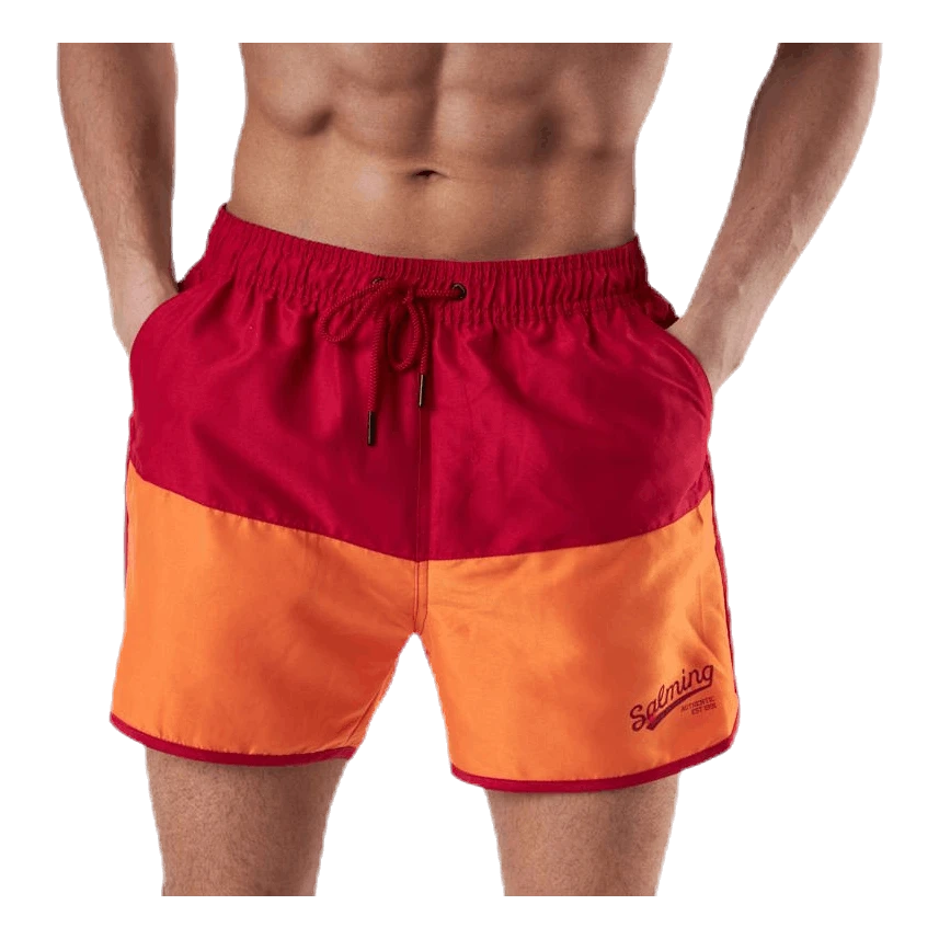 SALMING Cooper Original Swimshorts Orange/Red - Image 7