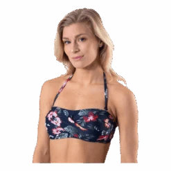 Abecita Hawaii Twisted Bandeau Blue/Patterned