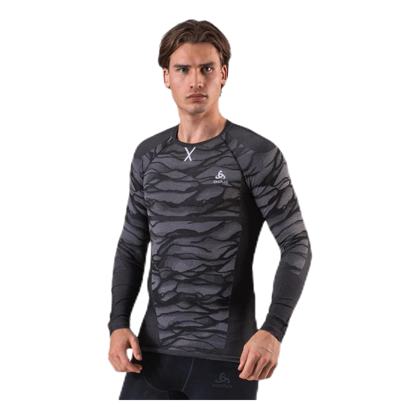 Odlo Suw Top Crew Neck L/S Performance Blackcomb Black/Grey