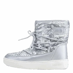 Moon Boot Pulse Mid Disco Plus Silver