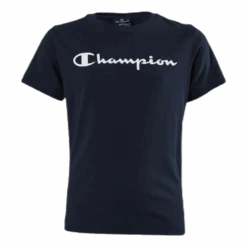 Champion Crewneck T-Shirt Jr Blue