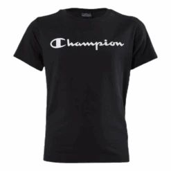 Champion Crewneck T-Shirt Jr Black
