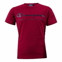 Champion Jr Crewneck T-Shirt Red