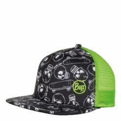 Buff Kids Trucker Cap Green/Black