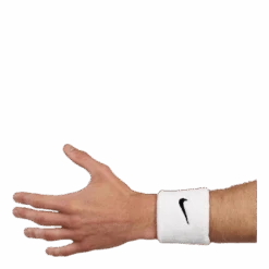 Swoosh Wristband White/Black