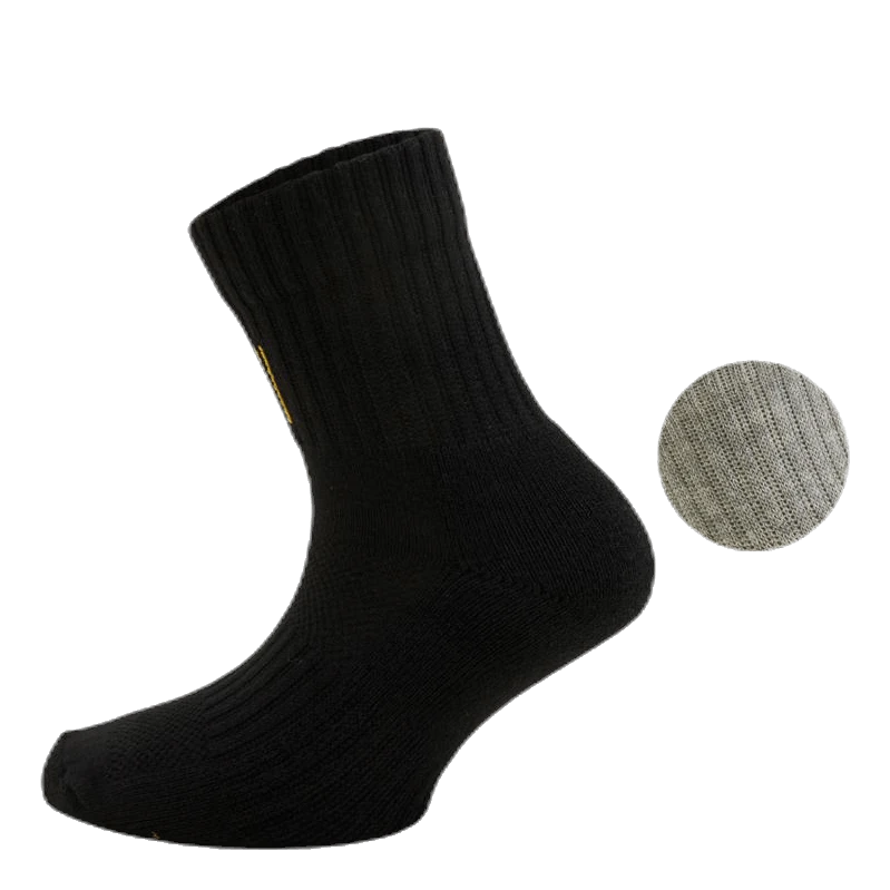 2-Pack Sports Socks - Alvin Black