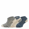 3-Pack Kids Basic Socks - Yogi Blue/Grey