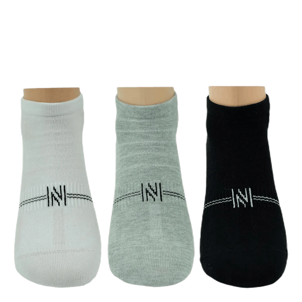 Fresh- 3-Pack Cotton Low Cut Training Socks Patterned - Image 2