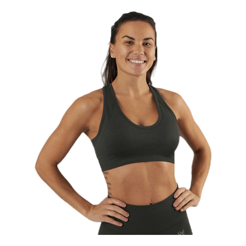 Erica Seamless Sports Bra Green
