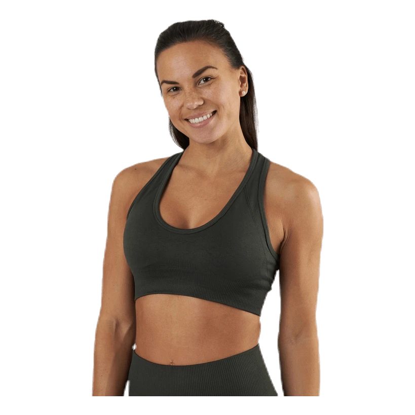 Erica Seamless Sports Bra Green - Image 4