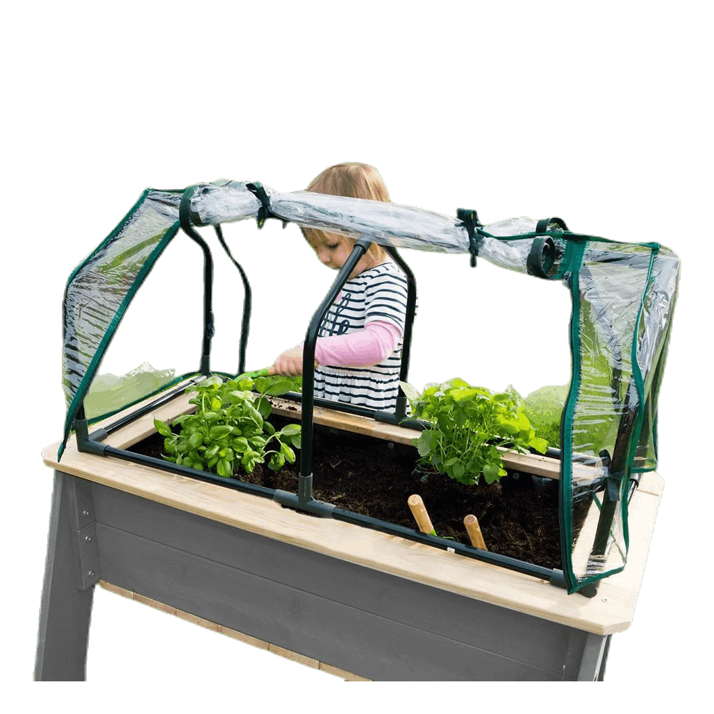 Exit Aksent Planter Table L Deluxe Grey