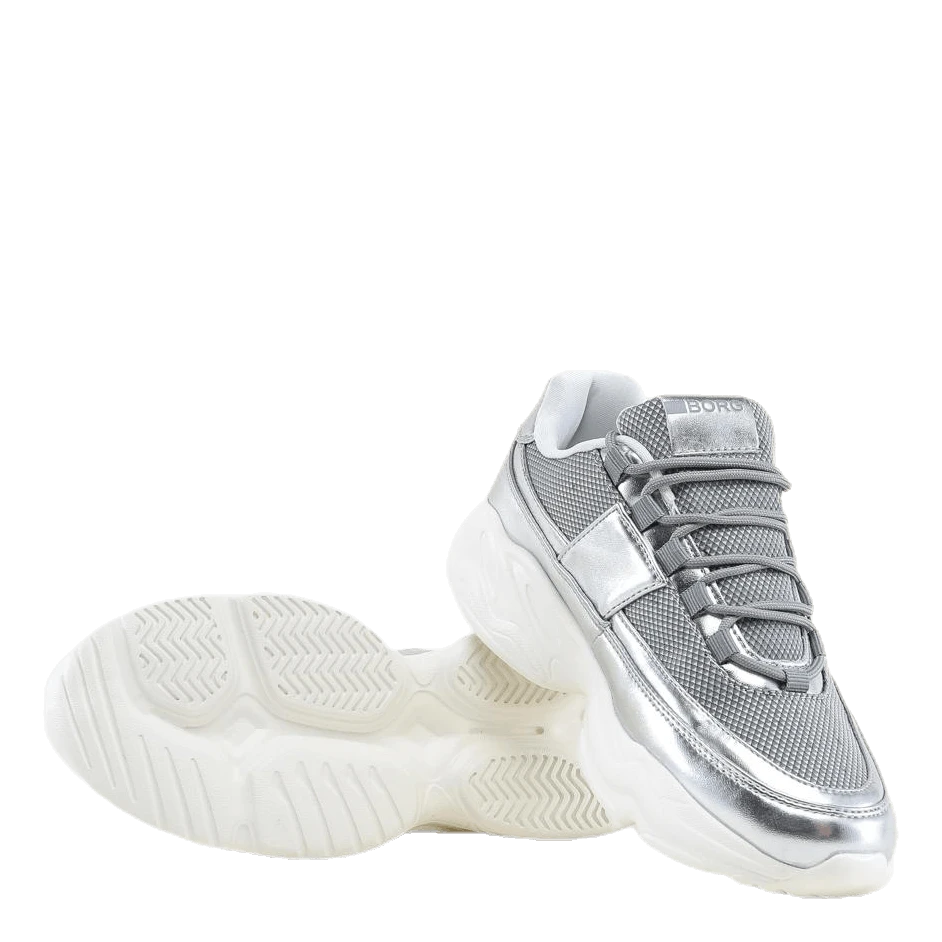 BJØRN BORG X310 Low Msh W Silver - Image 6