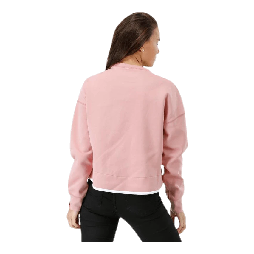 Nike Tech Fleece Crew Pink/White - Image 2