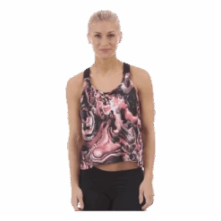 Nike Pro Coral Print Tank Pink
