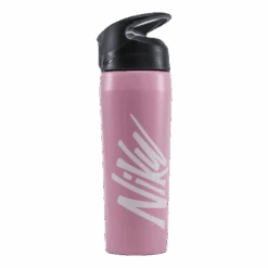 Hypercharge Straw Bottle Graphic 16 OZ Pink/Grey