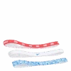Printed Headbands 3p Blue/Red