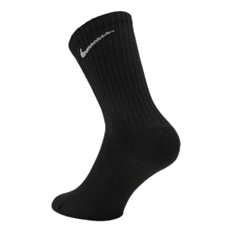 Nike Everyday Cushioned Training Crew Socks (6 Pairs) BLACK/WHITE - Image 3