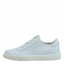 ECCO Street Tray Laced Shoes White