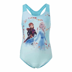 Speedo Disney Frozen 2 Digital Placement Swimsuit Blue