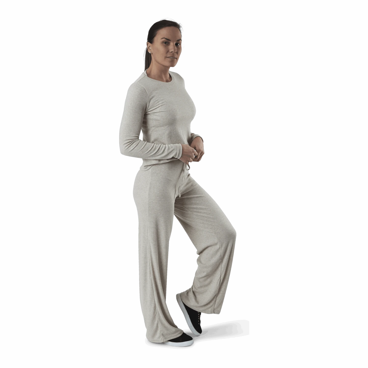 Cara Rib Set Beige - Image 2