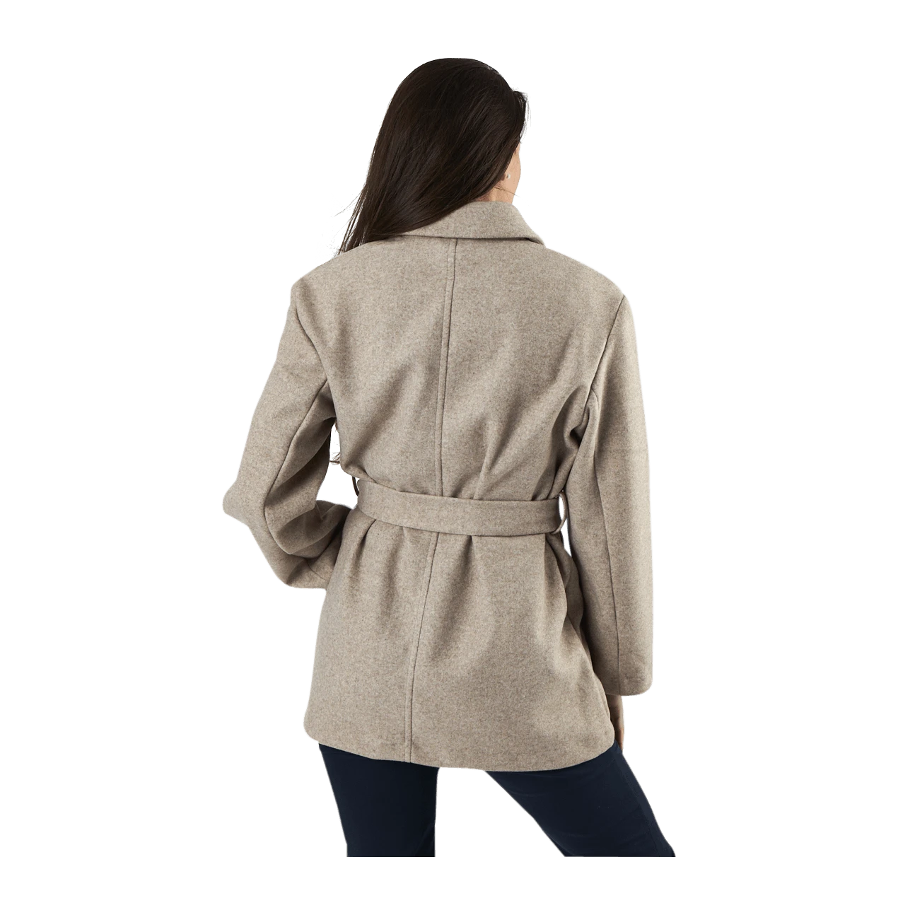 ONLY Trillion Belt Coatigan Pnt Beige - Image 3