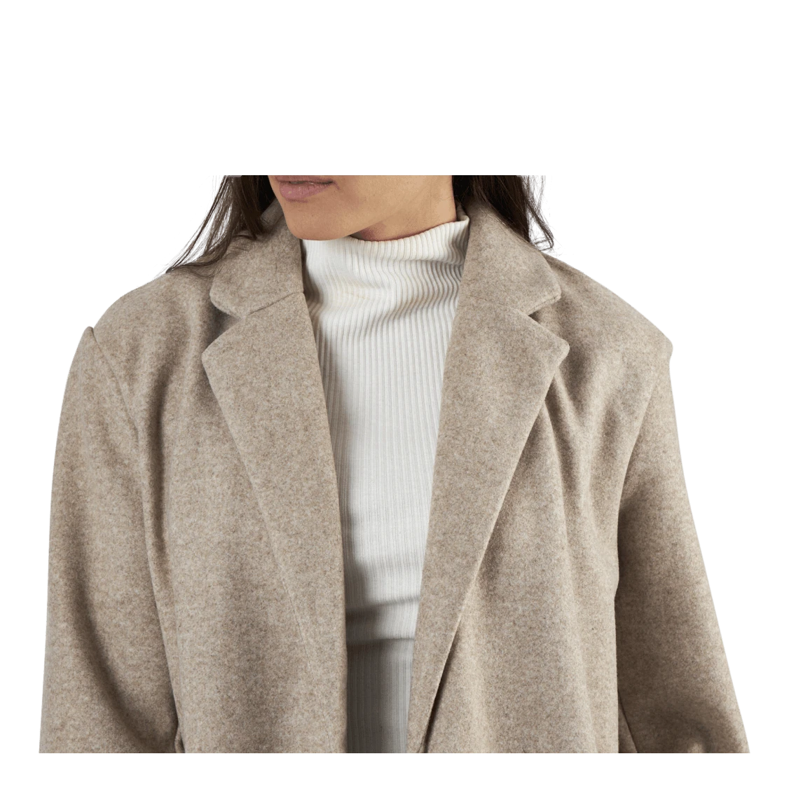 ONLY Trillion Belt Coatigan Pnt Beige - Image 2