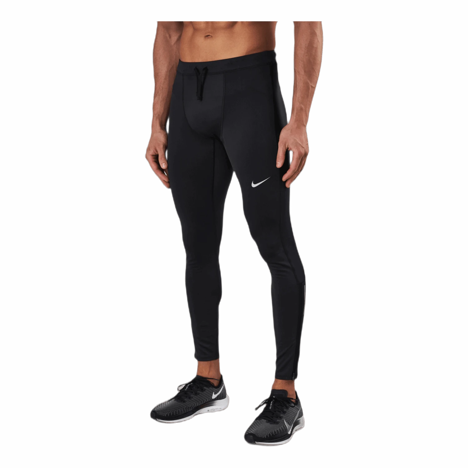 Nike Dri-FIT Challenger Men's Running Tights BLACK/REFLECTIVE SILV - Image 2