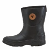 Regn Light Weight Rubber Boot Black